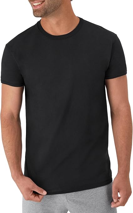 Men's Undershirt Packs, Stay-Tucked Soft Cotton Undershirts,