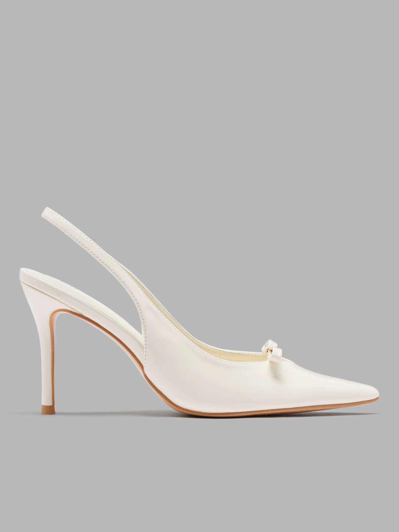 LEATHER POINTED TOE HEELS